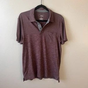 Camisa Henley Tejida Estilo Vida Sonoma Para Hombre Talla M Granate Bloque de Color - Imagen 1 de 8