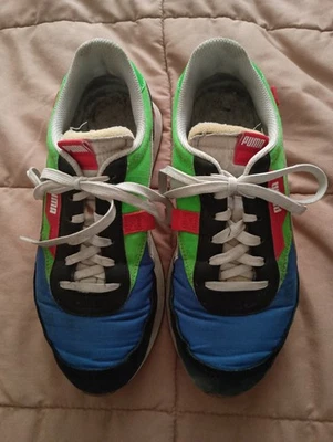 Tênis de corrida Puma multicolorido - Future Rider Play - 372349-01 - tamanho 7 - Imagem 1 de 4