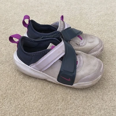 Nike Flex Advance Shoes Toddler Size 10C Light Purple Blue Slip On Strap Easy On - Image 1 of 4