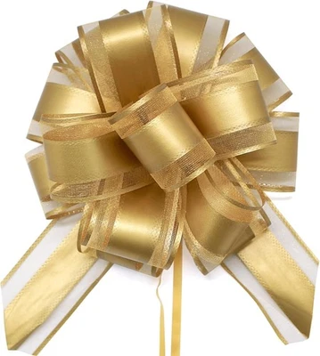 FQTANJU 5 PIEZAS Arcos de oro de 6 pulgadas para envolver regalos, boda,  Foto 1 de 4