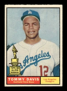 1961 Topps Set Break #168 Tommy Davis Sin precio base como nuevo *BNCARDS* - Imagen 1 de 2