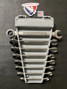 Juego de llaves de trinquete combinadas métricas Sears Craftsman EE. UU. 8 piezas 42445 8-18 mm - Imagen 1 de 11