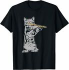 NEW LIMITED Cat Playing Flute T-Shirt Cool Musician Marching Band S-5XL