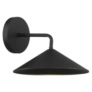 Minka-Lavery 73181-66-L 8" City Streets Outdoor Wall Sconce, Sand Coal (BLACK) - Picture 1 of 1