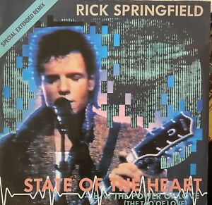 Rick Springfield State Of The Heart (Special Remix) PT49960 12inch Vinyl Single