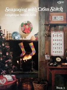 Graphique Needle Arts Gewürz mit Kreuzstich Muster Buch 3 Vintage 1978 Advent - Bild 1 von 8
