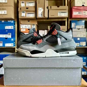 UK 10 - Air Jordan 4 Retro - Infrared - Picture 1 of 13