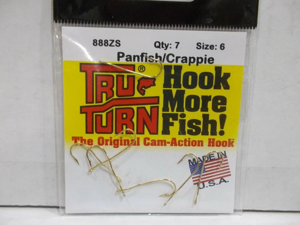 Tru Turn Aberdeen Gold Hook Size 6 7ct