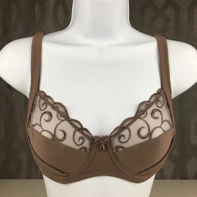 ALEGRO Sexy Lingerie Underwire Bra - Gray Taupe 9035 - Sizes 30-40 - Image 1 of 4