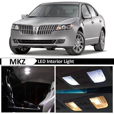 Kit de paquete de 15 luces LED interiores blancas para Lincoln MKZ 2007-2012 Foto 1 de 4