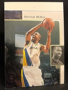 Derrick McKey 1995-96 Upper Deck SP Basketball Error Factory Miscut #55 Pacers - Picture 1 of 2