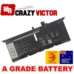 Replacement 52Wh Battery for Dell Inspiron 7390 7391 2-in-1 P82G P82G001 - Picture 1 of 4