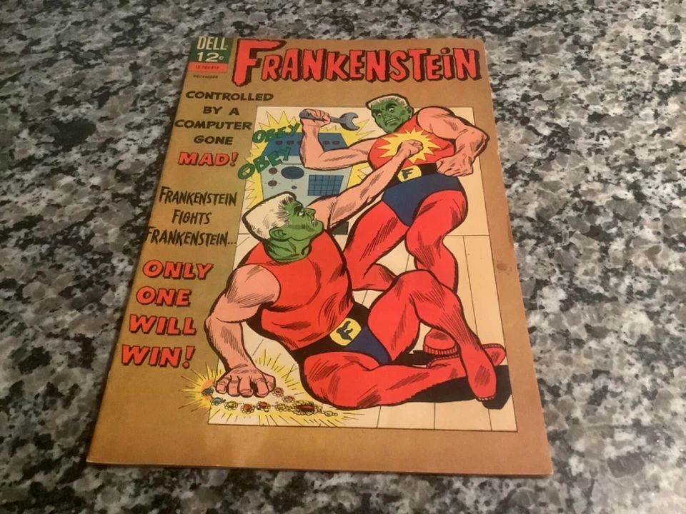 Frankenstein #3 1966... Dell, marzo de 1966... copia de lectura sin clasificar Foto 1 de 1