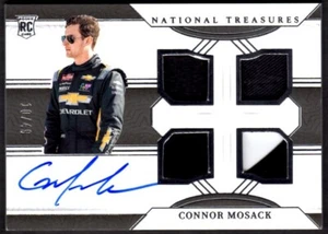 National Treasures Connor Mosack 2024 #Qrgcmk Quad Race Gear Graphs automático #10/49 - Imagen 1 de 2