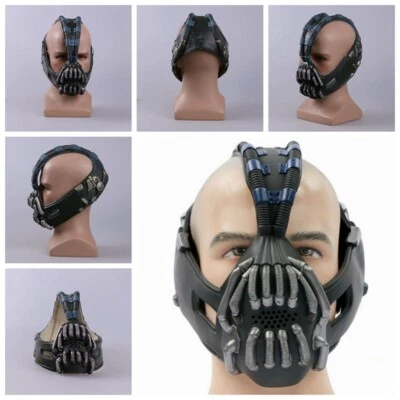 New Batman Bane Mask Face Cosplay PVC Soft Helmet Cosplay Replica Halloween Prop - Image 1 of 4