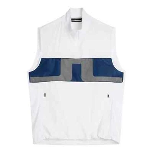 J. Lindeberg Men's Dean Golf Vest GMOW08231 0000 White Medium NEW NWT - Picture 1 of 6