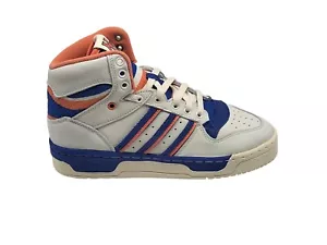 Adidas Attitude Hi NY New York Knicks Mens Basketball Shoes White Size 7 ID2205 - Picture 1 of 11