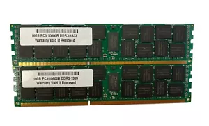32GB 2x 16GB DDR3 1333 PC3-10600R ECC Reg Memory for Supermicro X8DTL-i X8DTL-iF - Picture 1 of 1