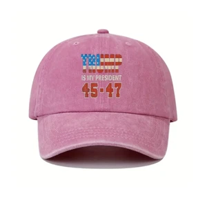 Sombrero MAGA Rosa Donald Trump. Talla única - Imagen 1 de 1