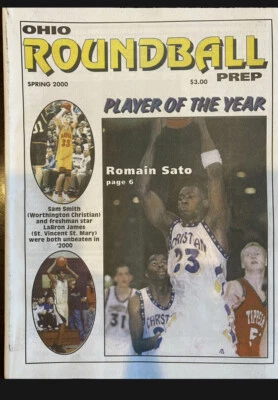 LEBRON JAMES 2000 OHIO ROUNDBALL PREP SPRING PROGRAM🔥AÑO PRIMER AÑO🔥RARO Foto 1 de 2