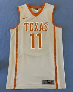 Texas Longhorns Mens Jersey Gray NCAA Basketball Nike Elite Performance Small - Picture 1 of 9