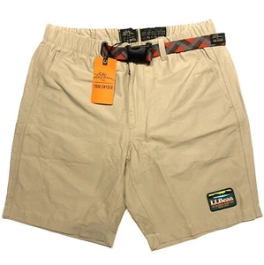 LL BEAN x TODD SNYDER Mens Recycled Nylon Climbing Shorts Dune Khaki (MSRP $129) - Picture 1 of 3