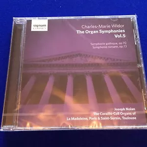 NEW SEALED The Organ Symphonies Vol.5 Charles-Marie Widor Op 70 73 CD 2016 Nolan - Imagen 1 de 1