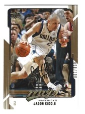 2008 UPPER DECK UD MVP BASKETBALL GOLD SCRIPT JASON KIDD # 58/100