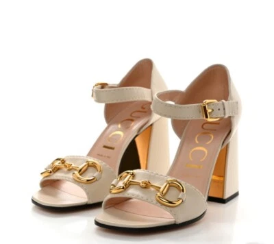 $920 NEW Gucci Women’s Horsebit leather Sandals size 10.5 40.5  655411 - Image 1 of 4