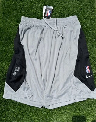 San Antonio Spurs Nike Authentic Warm Up Player Issued Shorts Men’s LT NEW - Image 1 of 4