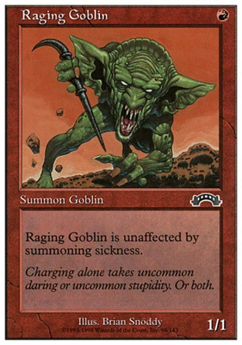 Raging Goblin ~ Lightly Played Anthologies MTG Magic UltimateMTG Red Card - Image 1 of 1