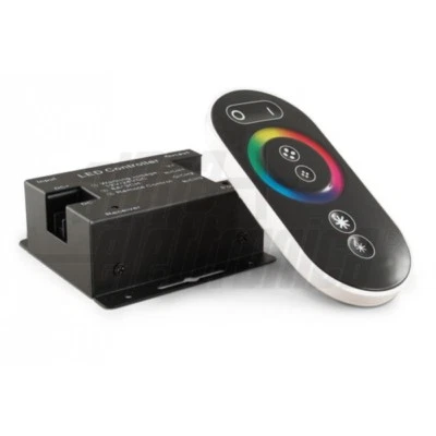 Controller RGB PER STRISCE LED 12/24Vdc 8A per canale Con telecomando touch - Immagine 1 di 4