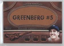 2011 Topps Manufactured Glove Leather Nameplate Hank Greenberg #MGL-HG HOF