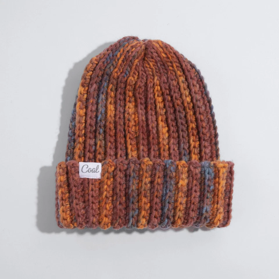 Gorro Coal The Ravenna Grueso Tejido Acanalado Puño De Colección Denim Multicolor OSFM Nuevo Foto 1 de 1