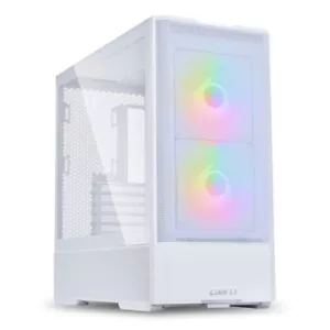 LIAN LI LANCOOL 207 LAN207RW White Steel Tempered Glass ATX Mid Tower Case - Picture 1 of 5