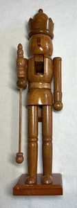 Hobby Lobby Nussknacker Holz gebeizt 15 cm Neu mit Etikett - Bild 1 von 3