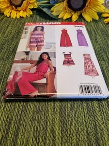 Simplicity 6291 Sewing Pattern Playsuit Jumpsuit Halter Dress Size US 4 to 16 - Picture 1 of 4