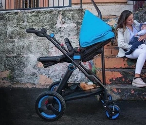 Boombay Evo. 2 en 1 - Sillita de paseo+capazo. Carrito Boombay Blue color azul - Imagen 1 de 3