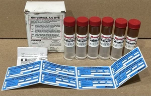 Robinair 16357 Universal A/C Dye 6 .2oz Replacement Cartridges New old Stock - Foto 1 di 3