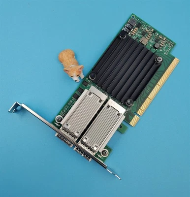 CX416A MELLANOX CX416A-CCAT DUAL PORT QSF28 ConnectX-4 100GbE PCIe ADAPTER NIC - Image 1 of 4