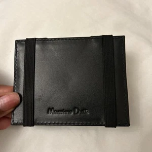 Massimo Dutti Nappa Leather "magic" wallet - Card Holder Black - Picture 1 of 4