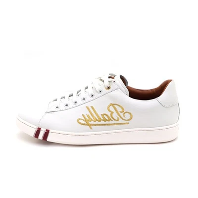 Bally Winston Leather Embroidered Sneakers 6221328 134554601 - Imagen 1 de 4