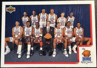 1991 - 92 Upper Deck Checklist 东部全明星 #449 奥兰多卡! A13 — 第 1/2 张图片