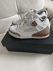 Nike Air Jordan Spizike GS White Brown FQ3950 101 Youth Sz 4Y Sneakers - Picture 1 of 11