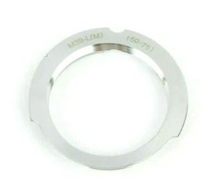 Camera Adapter For Leica M39 Screw Mount LSM LTM L39 To Leica M 50-75mm 39 CL50 - Picture 1 of 7