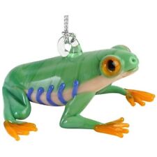 Dynasty Gallery 26943 Glassdelights Glass Tree Frog Hanging Ornament 2.5 Inches