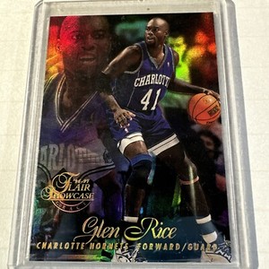 Glen Rice 1996-97 Flair Showcase Row 1 Seat 44 Charlotte Hornets #44