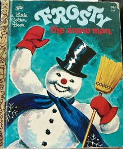 Vintage Frosty the Snowman A Little Golden Press Book Christmas Xmas Printing 1972 - Bild 1 von 8