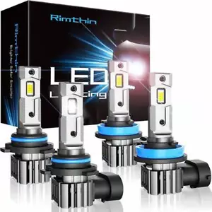 9005/HB3 H11/H9/H16 LED Bulb Combination, 120W 32000 LM Ultra-Bright 6000K Cold - Picture 1 of 11