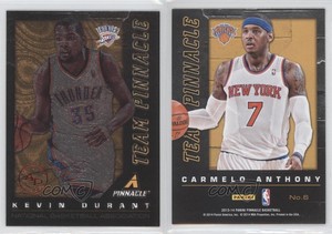 2013-14 Panini Pinnacle Team Red Artist Proof Kevin Durant Carmelo Anthony #6